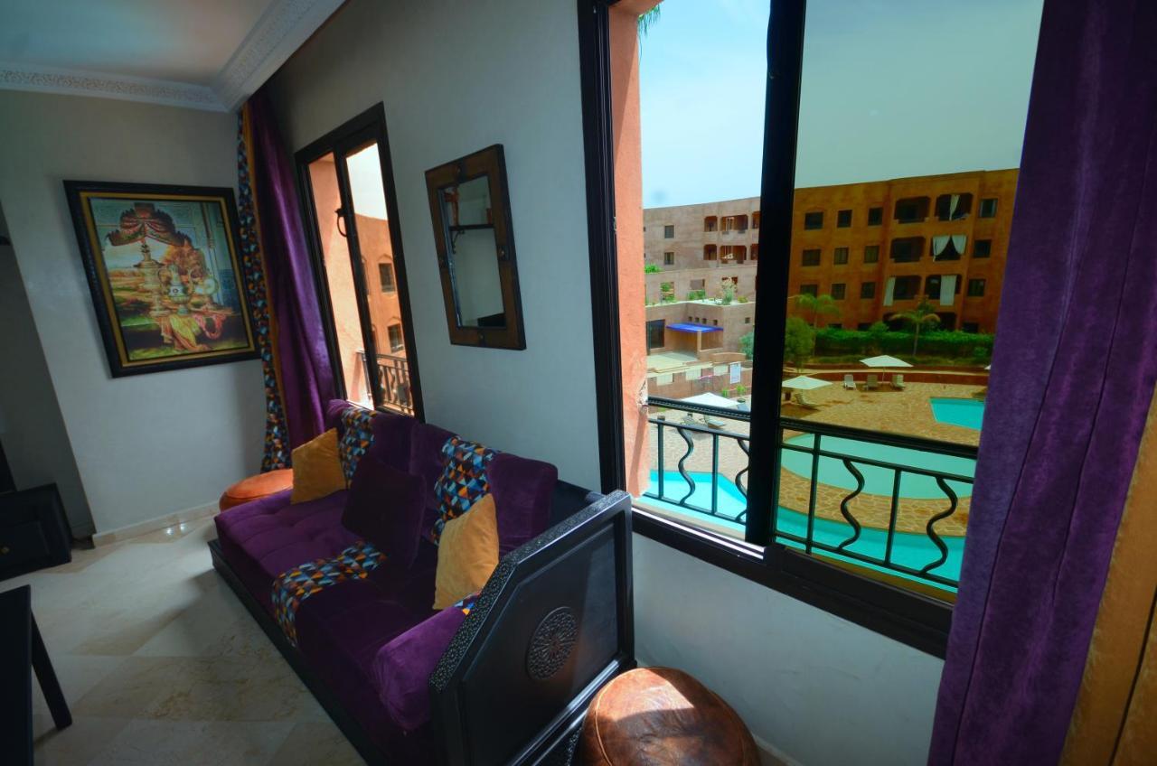 Апартаменты Appart Vue Piscine Et Montagne Marrakech Марракеш Экстерьер фото